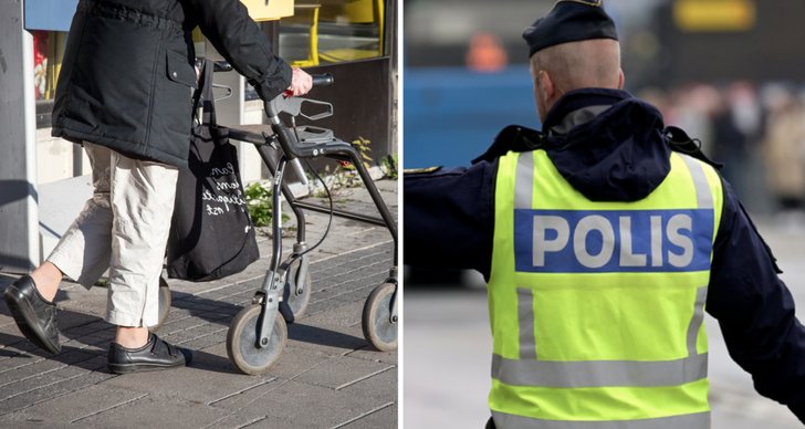 Man, Enköping, polis